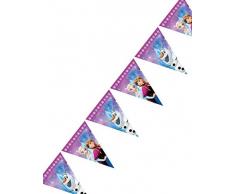 Procos 86921 Guirlande à fanions Disney Frozen Northern Lights, Multicolore