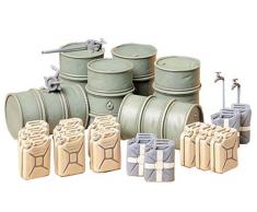Tamiya - 35186 - Maquette - Fûts et Jerrycans Allemands - Echelle 1:35