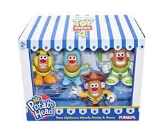 Monsieur Patate - Pack de 4 Mini Patates - Jouet enfant 2 ans – La Patate du film Toy Story – Jouet 1er age