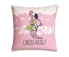 NICI 41940 Flamingo Coussin Unique en Coton 37 x 37 cm