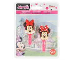 Minnie Mouse Lot de 2 cintres Autocollants Laser 3D 4,5 x 6,5 cm Couleur (Stor st-14852)