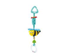 Hape- Hochet de landeau Abeille Jouets de lit bébé, à partir de 0 Mois, E0022, Turquoise