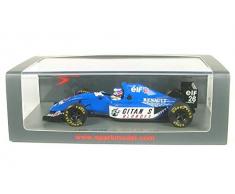 Spark- Voiture Miniature de Collection, S7400, Bleu/Blanc