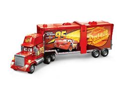 Disney Pixar Cars véhicule Camion Méga Mack, transformable en circuit dépliant pour voitures avec Booster, jouet pour enfant, FPK72