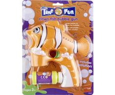 Smiffys 20580 Déguisement Enfant Pistolet à Bulles Poisson Clown, Orange, Taille Unique