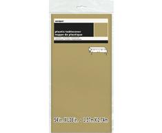 Unique Party 5084 - Nappe en Plastique Or 2,74 m x 1,37 m