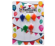 Grand Festival Bougie dAnniversaire Coloris Assortis (1)