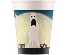 Procos 90974 Lot de 8 Mugs Halloween Noir/Bleu/Beige