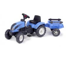 Falk - 2050C - Vélo et Véhicule pour Enfant - Tracteur - Landini Powermondial 110 + Remorque