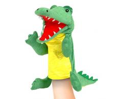 Fiesta Crafts - T-2740 - Marionnettes À Main - Le Crocodile