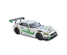 Norev 2017-3rd Place Class Miniature Voiture Mercedes Benz Amg GT Gt3 Daytona 2017 Echelle 1/18, 183494, Blanc/Vert