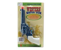 Bristol Novelty Novelty-GJ179 GJ179 Pistolet à Eau de Cowboy, Blue/White/Orange, Taille Unique