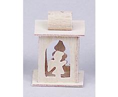Rulke Rulke020660 Clair Lanterne en Bois avec Motif