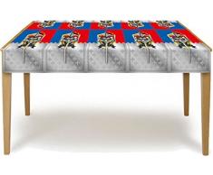 Nappe Motif Chevalier et Armoiries, 180 x 130 cm