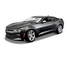 Maisto 31689 Véhicule Chevrolet Camaro SS Bumblebee: Maquette du Véhicule avec Suspension, échelle 1:18, Portes et Capot mobiles, Modèle fini, Orientable, 24 cm, Rouge