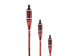 TIB 11240 Art. Code 11240 Lampe torche en bambou sans huile de lampe Capacité 185 millilitres Hauteur 90 cm Multicolore Taille Unique