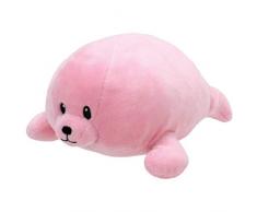 Ty - TY32159 - Baby Ty - Peluche Doodles le Phoque Rose 20 cm