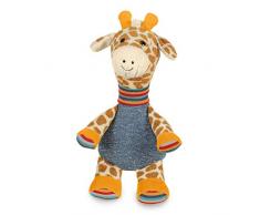 Sterntaler Doudou Girafe Greta, Hochet intégré, Âge : Dès la naissance, 23 cm, Multicolore