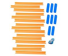 Hot Wheels extensions de piste pour circuit, une voiture modèle aléatoire inclue, jouet pour enfant, BHT77