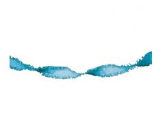 Guirlande Rotatif Girl ande Papier crépon, 6 m, Bleu Clair