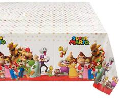 amscan 571554 Super Mario Table en Plastique pour 1,2 x 1,8 m