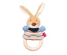 sigikid- Marionnette de Doigt-Hochet Anneau Semmel Bunny, 39269
