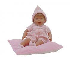 Nines d´Onil-Mon Petit Bébé Reborn avec Les Yeux Ouverts poupée bebé, 705, Rose