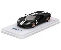 Truescale Miniatures - Miniature Voiture Ford Gt Heritage Edition 2016 Echelle 1/43, TSM430136, Noir Mat
