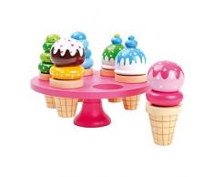 Small Foot Company (smb5v)) - 5854 - Jeu Dimitation - Cuisine - Cornets De Glace avec Présentoir