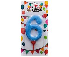 Grand Festival Bougie dAnniversaire Coloris Assortis (1)