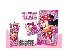 Kids Licensing - WD17921M - Set Serviette de Plage - Sac de Sport - Minnie