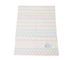 DaviDFussenegger 592760J2 Finn Wal Couverture pour bébé et enfant Multicolore 65 x 9 cm - Version Allemande
