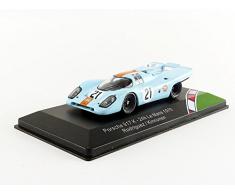 CMR Porsche 917 K Gulf - Le Mans 1970 Voiture Miniature, CMR43008, Bleu Clair/Orange