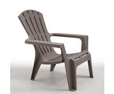 BICA s.p.a. (BCA) - Maryland Fauteuil 73 x 80 x 88 cm, Taupe, Multicolore, 123