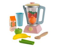 KidKraft 63377 Ensemble smoothie avec accessoires pour cuisine pour enfant Couleurs pastel