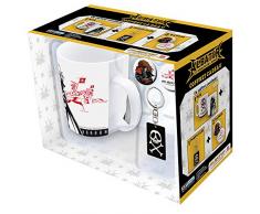 ABYstyle - Capitano Harlock - Tasse + Porte-clés + Broches Emblème