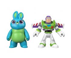 Imaginext Disney Pixar Toy Story 4, Figurines Bunny et Buzz lÉclair, Jouet pour Enfant Dès 3 ans, GBG91