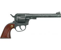 Schrödel- Pistolet Jouet Buntline 12-Coups avec Manche en Bois, 2050102, Taille Unique