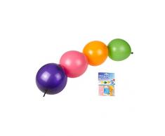 Folat- Guirlande Multicolore-Ballons Attacher-3 mètres, 08450, Talla única