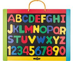 Woodyland Tableau magnétique avec Alphabet 43 x 30 cm