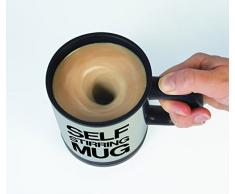 Gifts SHATCHI-1108 Mug auto-agitant 4 All Occasions Limited Noir/argenté