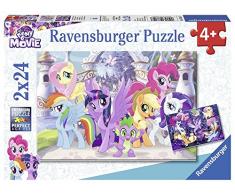 Ravensburger My Little Pony Puzzle-Poneys Magiques-2 x 24 Pièces, 07812