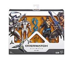 Overwatch Ultimates Series - Pack de 2 Figurines Hanzo et Genji - 15cm