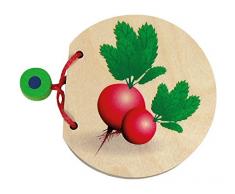 Hess 14297 Polypropylène Légumes Photo Livre bébé Jouet, 9 cm