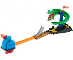 Hot Wheels City Attaque du Cobra, coffret de jeu pour petites voitures avec circuit et pistes, Jouet pour enfant, FNB20