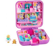 Polly Pocket Coffret Vintage Édition Spéciale 30 Ans, 1 Mini-figurine, Livret Commémoratif et Boîte-cadeau Souvenir, Jouet Enfant, Gjj51