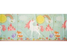 Amscan International Nappe en Plastique Motif Licorne Magique
