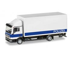 Herpa 094504 Man TGL Camion de Coffre avec Tableau de Chargement Motif Polizei Brandenburg/logistique Multicolore