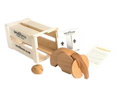 Wodibow – nanodonte Olaf, Jouet de Bois (WOD et Autres nan0020100)