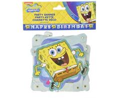 amscan - 997780 - Guirlande Happy Birthday Bob L’éponge - 180 x 15 cm